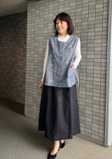 白樺ベストの着こなし