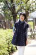 画像3: フリルブラウスフレンチ(ハート柄グレー） (3)