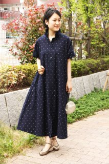 藍木野 ロングワンピース ワンピース - 久留米絣工房藍木野 (Page 1)
