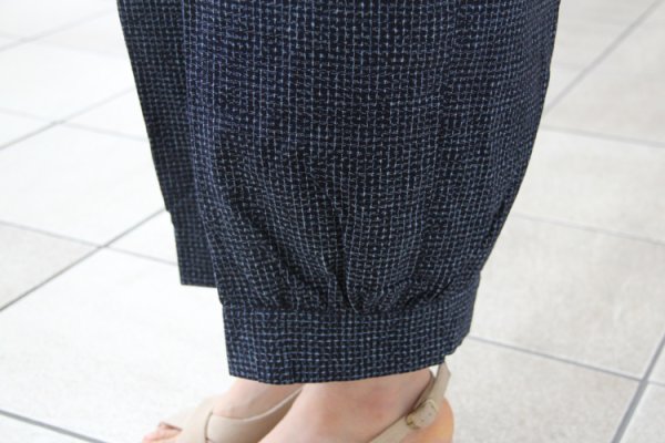 画像2: ワイドパンツ(西原文人藍) (2)