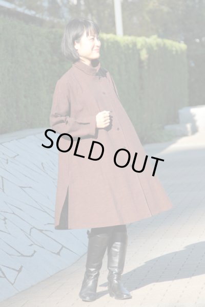 画像3: ビッグブラウス 前開き (白樺茶) (3)