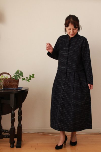 画像3: ペプラムワンピース（色あられ） (3)