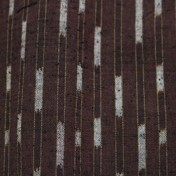 画像5: 立ち襟ワンピース（茶矢羽根くるみ色） (5)