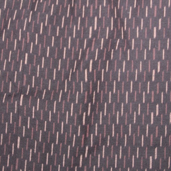 画像4: ピンタックブラウス（ななめ矢羽根茶） (4)