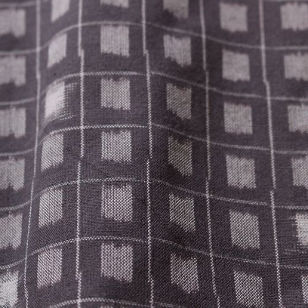 画像2: ティアードワンピース前あき（四角遊び 利休ねずみ） (2)