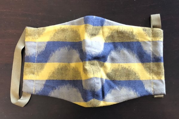 画像2: フリルブラウス(よろけ縞黄色） (2)