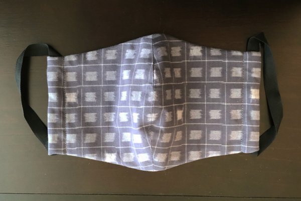 画像3: ティアードワンピース前あき（四角遊び 利休ねずみ） (3)