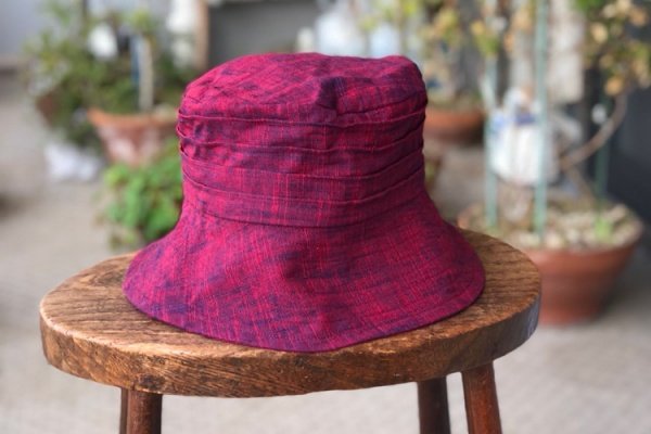 画像3: 衿タックブラウス白樺赤藍 (3)