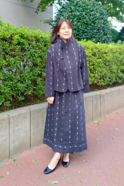 画像3: リバーシブルスーツ（ハートの矢羽根）一つボタン (3)