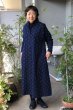 画像1: 手織り・ビッグワンピース前あき・新蛍 (1)
