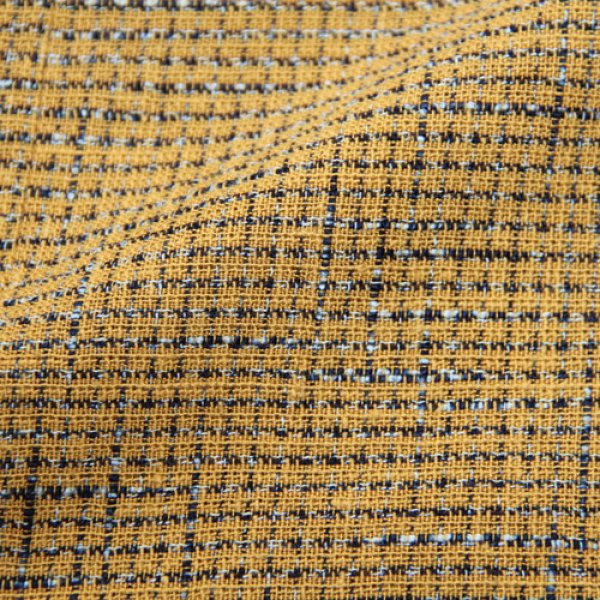 画像4: 着物衿ブラウス(夏絣黄色) (4)