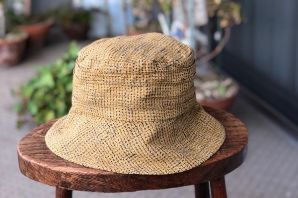 画像3: 着物衿ブラウス(夏絣黄色) (3)