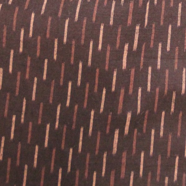 画像2: ピンタックワンピース（ななめ矢羽根茶） (2)