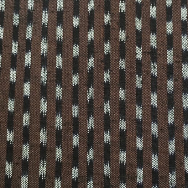 画像2: ビッグワンピース前開き（矢羽根柄茶白入り) (2)