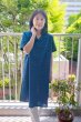 画像6: ビッグブラウスフレンチ（とびあられ青） (6)
