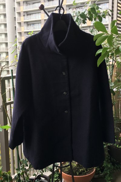 画像7: 五重奏高衿ジャケット黒 (7)