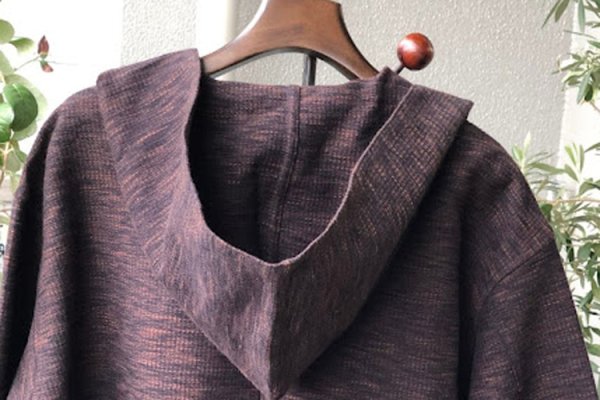 画像3: 四重奏フード付きジャケット(茶） (3)