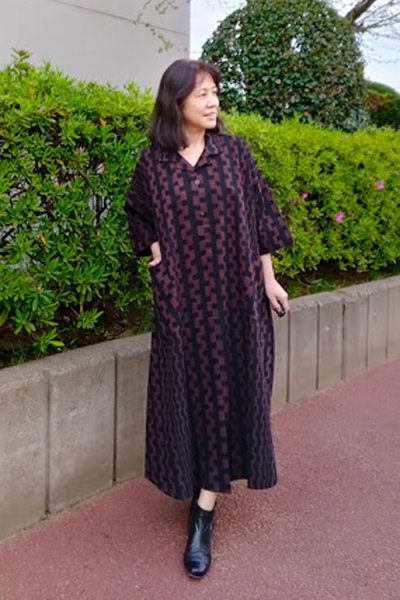 画像3: ビッグワンピース（ブロック崩し茶） (3)