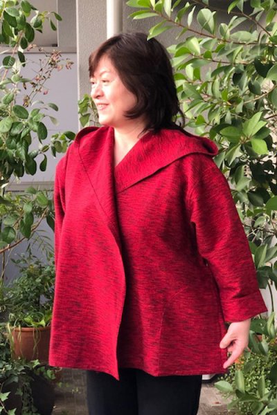 画像1: 四重奏フード付きジャケット（赤） (1)