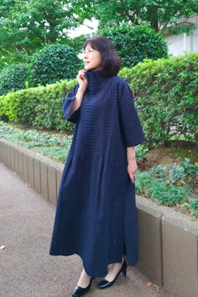 画像3: ピンタックワンピース(色あられ) (3)