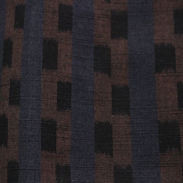 画像2: ピンタックワンピース（変わり市松灰茶） (2)