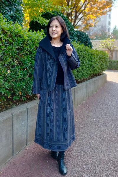 画像3: リバーシブルスーツ（高級矢羽根）一つボタン (3)