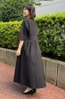 画像2: 横6本タックワンピースフォーマル (2)