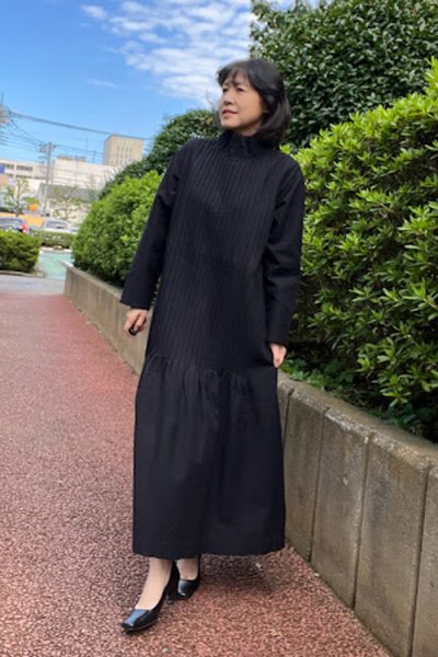 画像2: 細ピンタックワンピースフォーマル (2)