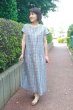 画像2: タックワンピース・竺仙浴衣地・注染 (2)