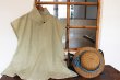 画像1: 一枚衿ブラウスフレンチ・若草格子(心衣） (1)