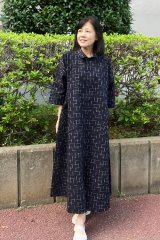 藍木野　久留米絣七分袖チュニック 楽天市場】久留米 絣 チュニック（長さ（袖）七分袖・五分袖）の通販