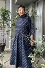 ピンタックワンピース - 久留米絣工房藍木野