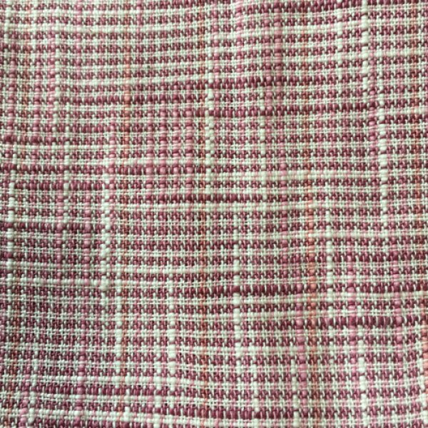 画像2: ロングベスト (白樺ピンク色チェック） (2)