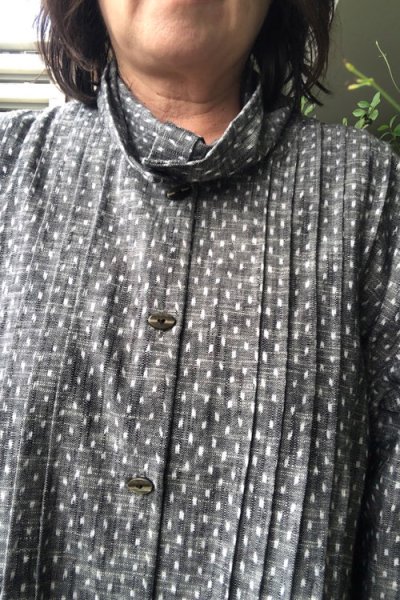 画像6: ロールタックジャケット（白樺文人灰） (6)