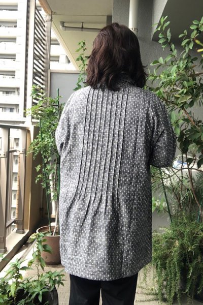 画像3: ロールタックジャケット（白樺文人灰） (3)