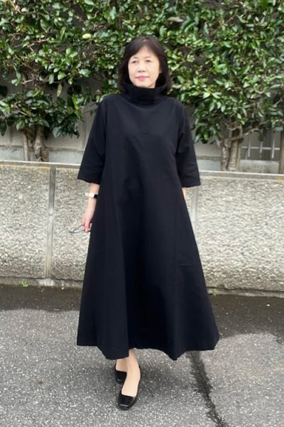 画像2: ロール衿ワンピースフォーマル (2)