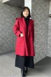 画像1: 四重奏フード付きコート赤 (1)