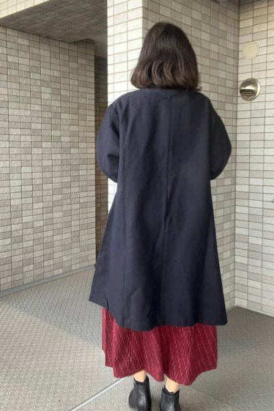 画像4: 高襟コート五重奏黒 (4)