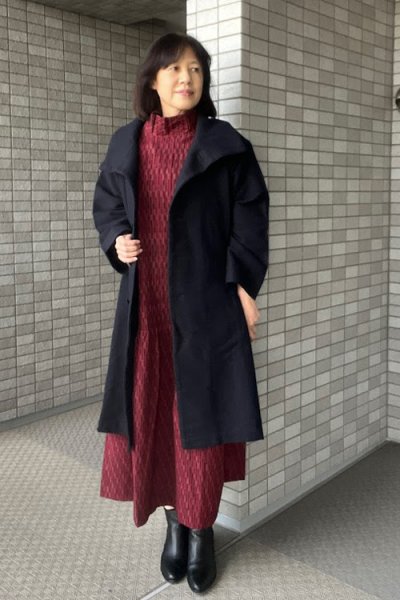 画像3: 高襟コート五重奏黒 (3)