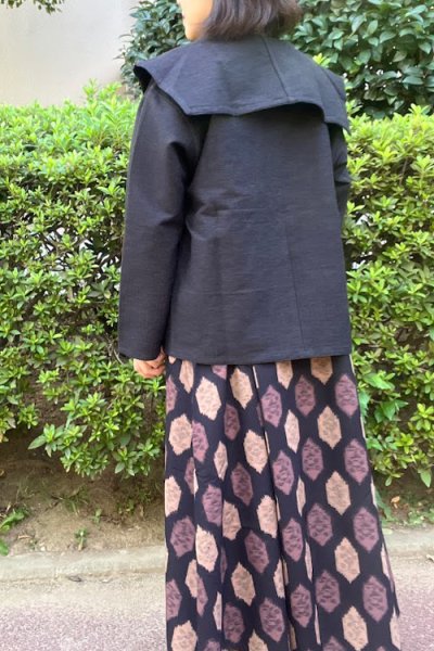 画像2: セーラーカラージャケット（さび色） (2)