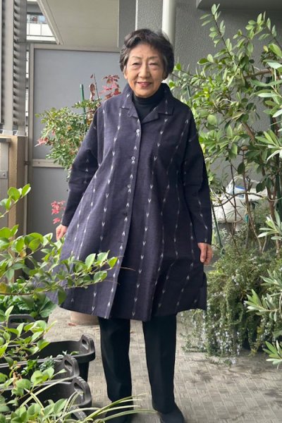 画像2: ビッグブラウス　前開き(ハート矢羽根） (2)