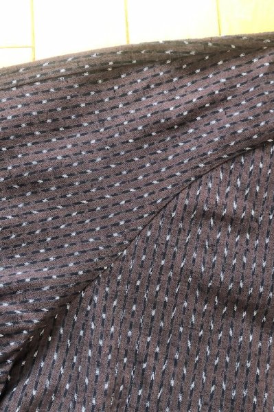 画像9: ビッグコートフード付き・小矢羽根茶 (9)