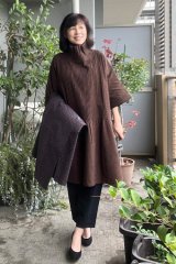 machan様　未使用 久留米絣工房 藍木野 雨ふり柄のビッグブラウザー 日本製 machan様 未使用 久留米絣工房 藍木野 雨ふり柄のビッグブラウザー