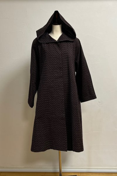 画像12: ビッグコートフード付き・小矢羽根茶 (12)