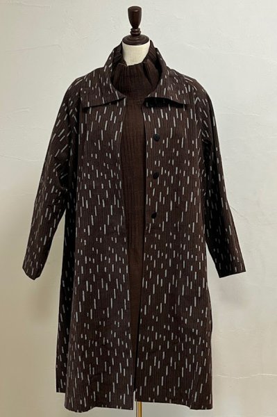 画像4: ビックコート（茶矢羽根くるみ色） (4)
