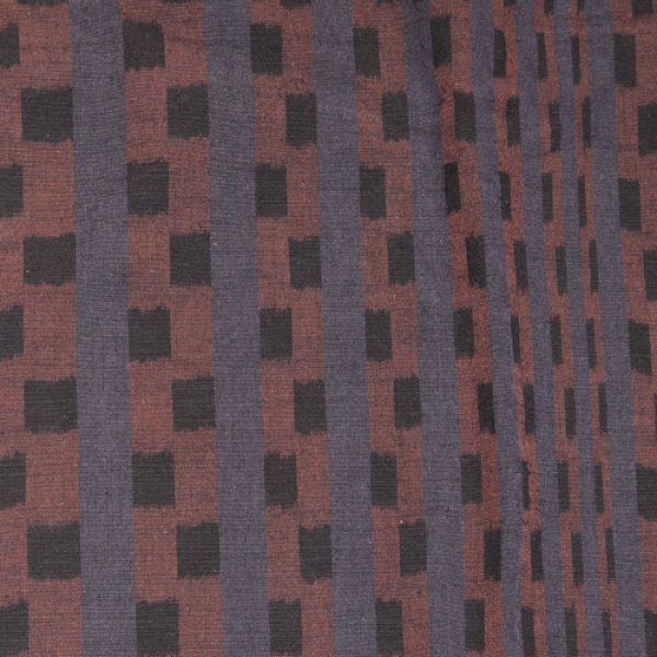 画像3: ジャンパースカート（ブロック崩し変わり市松灰茶） (3)