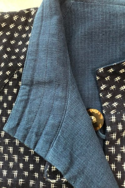 画像13: 手織りコート（井桁柄） (13)