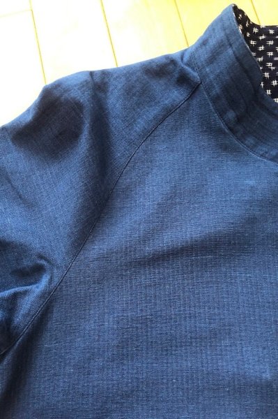 画像11: 手織りコート（井桁柄） (11)