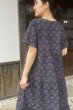 画像3: ティアードワンピースくの字グレー (3)