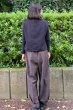 画像2: ワイドパンツ（野村丸柄茶） (2)
